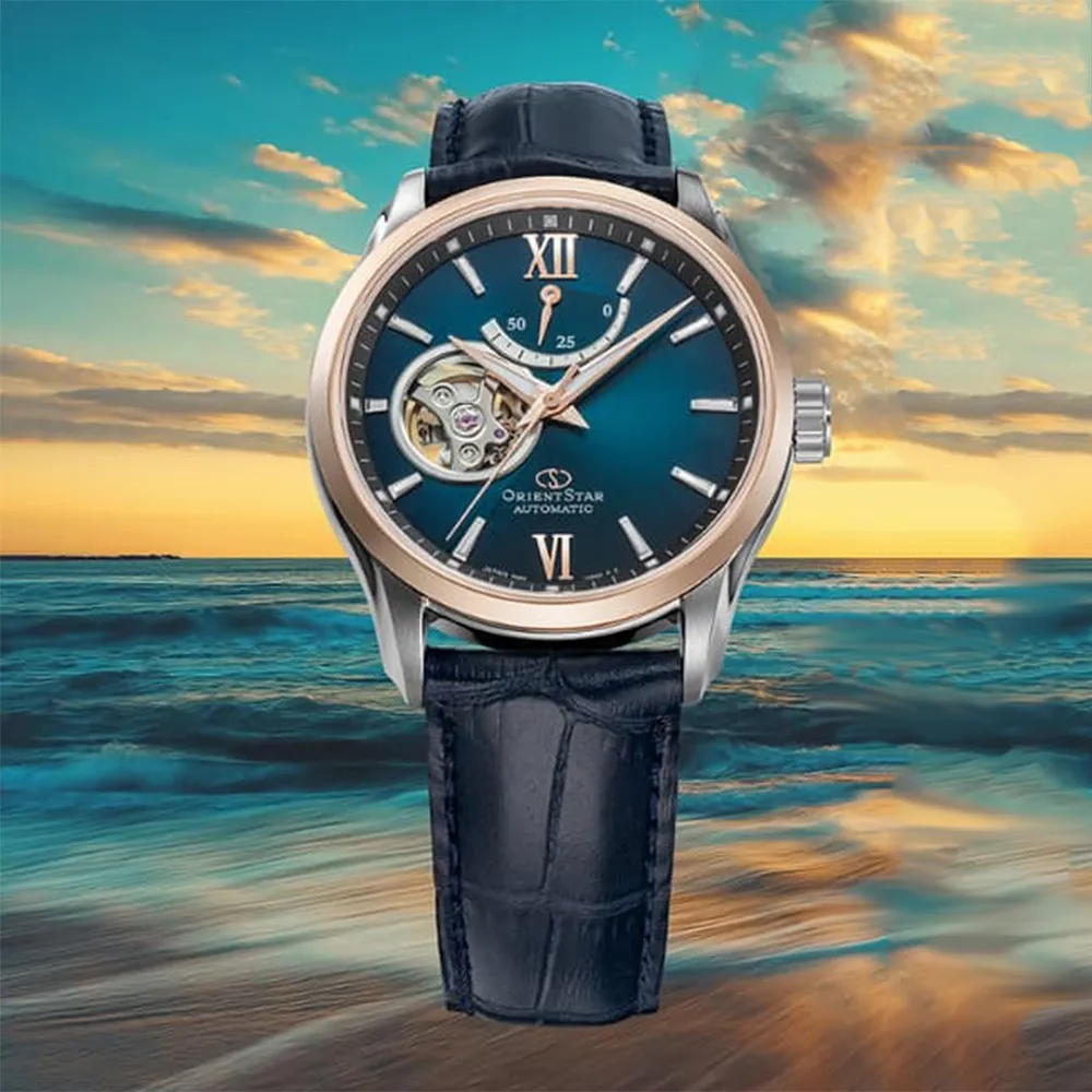 【ORIENT】 東方之星 RE-AT0015L《50小時動力儲存顯示 機械錶》39mm/藍寶石鏡面/金藍【第一鐘錶】 歷史價格詳細信息