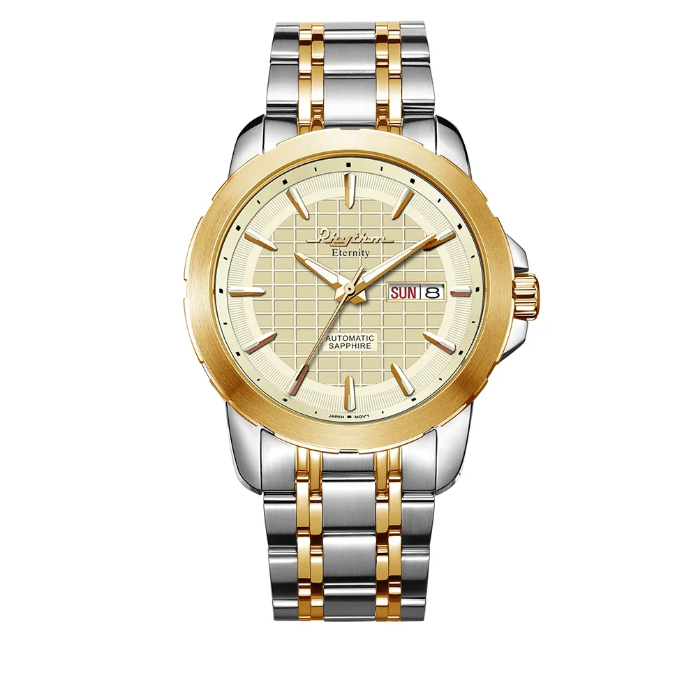 RHYTHM日本麗聲 時尚貝殼面鑲鑽日期顯示陶瓷腕錶-玫瑰金/半陶瓷錶帶 歷史價格詳細信息