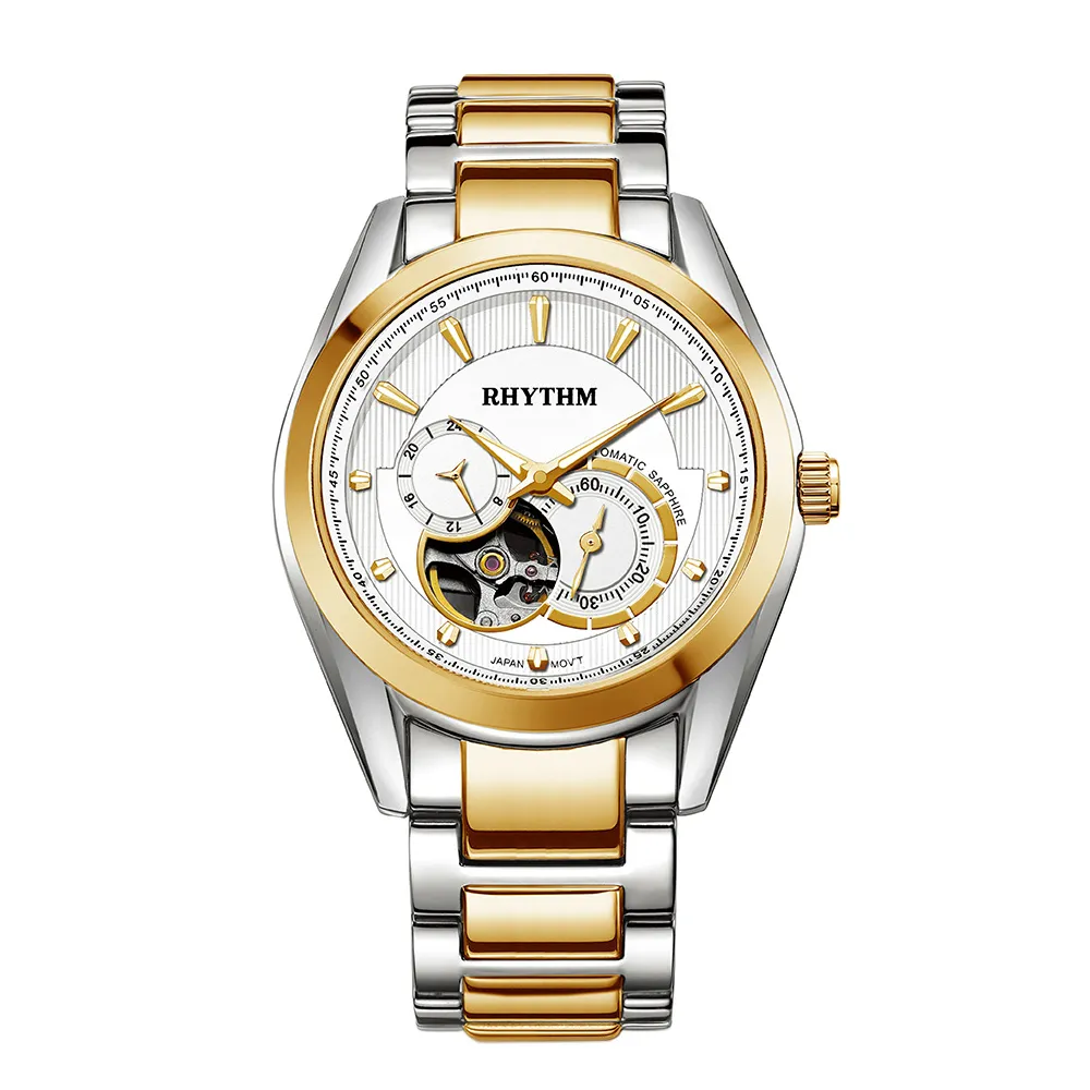 RHYTHM日本麗聲 時尚貝殼面鑲鑽日期顯示陶瓷腕錶-玫瑰金/半陶瓷錶帶 歷史價格詳細信息