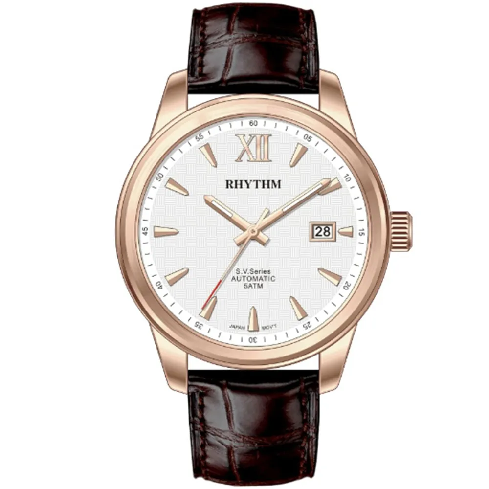 RHYTHM日本麗聲 時尚貝殼面鑲鑽日期顯示陶瓷腕錶-玫瑰金/半陶瓷錶帶 歷史價格詳細信息