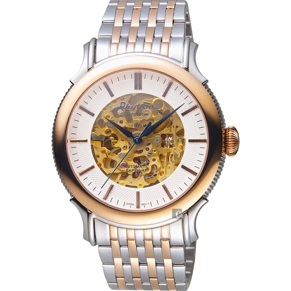 RHYTHM 麗聲 日本金框黑面高貴高調三針日期顯示不鏽鋼機械錶-AS1621 歷史價格詳細信息