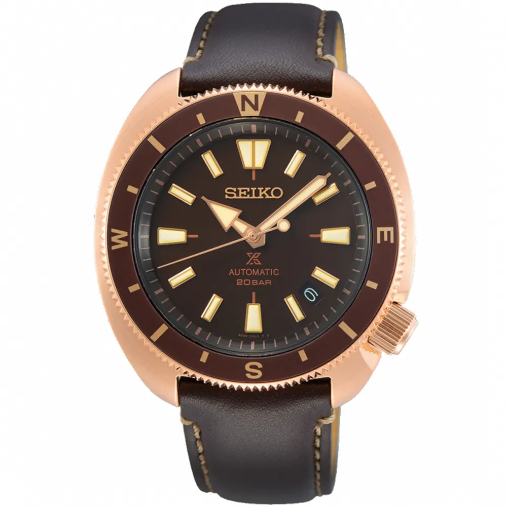 SEIKO 精工 PROSPEX動力儲存70小時機械錶/綠x咖啡/39.5mm (6R35-00E0G/SPB121J1) 歷史價格詳細信息