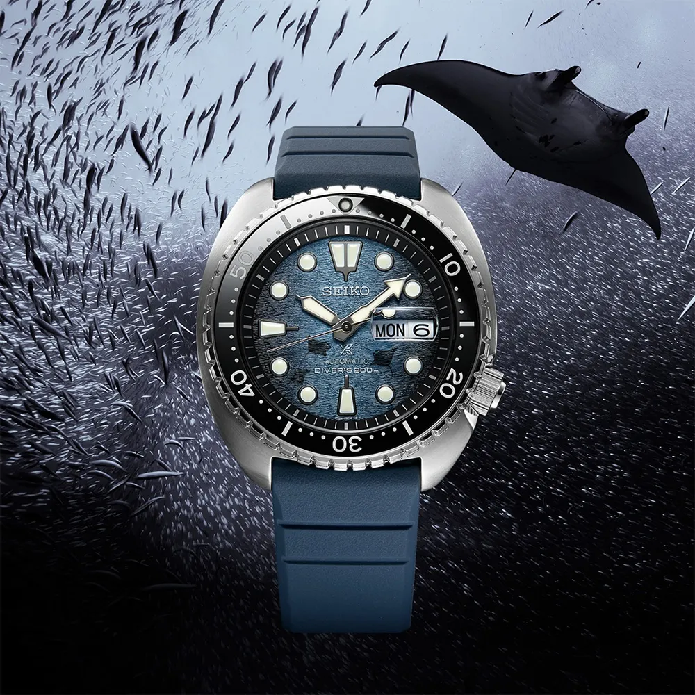 SEIKO 精工 Prospex 愛海洋魔鬼魟魚機械潛水錶-藍/45mm 4R36-06Z0U(SRPE39J1) 歷史價格詳細信息