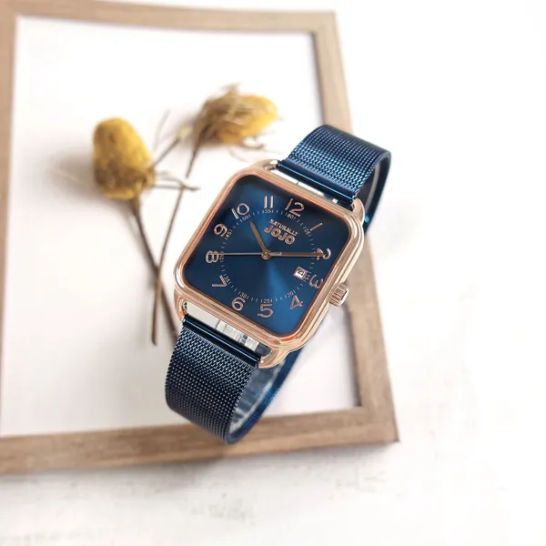 手錶 方形復古玫瑰小綠錶女學生初高中韓版小眾設計簡約輕奢高級感石英 歷史價格詳細信息