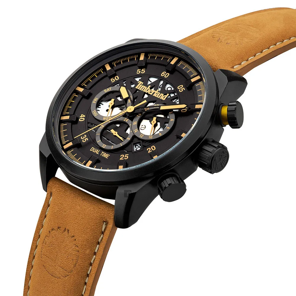 Timberland 天柏嵐 兩地時間多功能手錶-49mm TDWGF2100202 歷史價格詳細信息