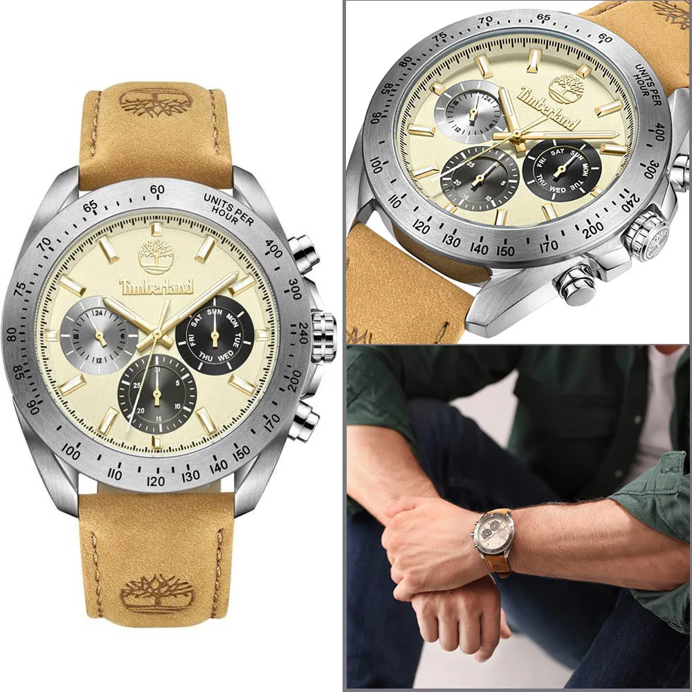 Timberland 天柏嵐 CARRIGAN系列 街頭風大樹夜光男錶-墨綠/48mm TDWGN2102903 歷史價格詳細信息