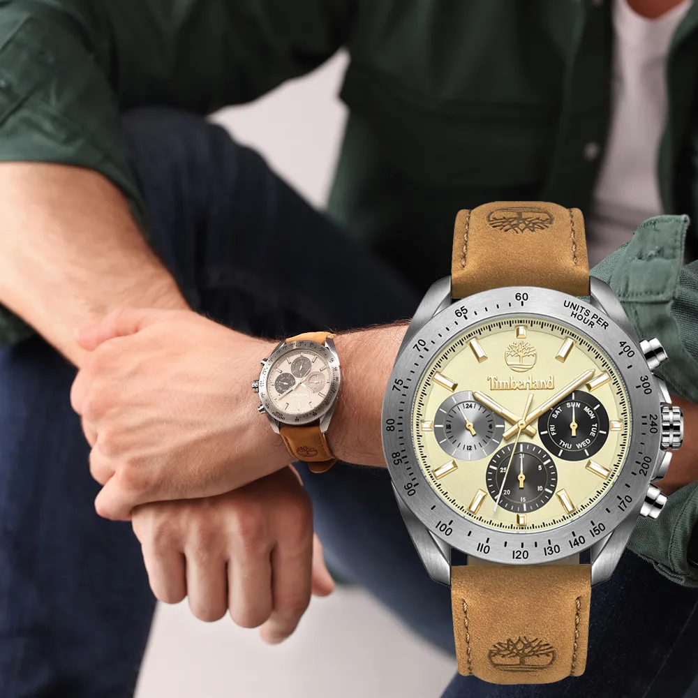 Timberland 天柏嵐 CARRIGAN系列 街頭風大樹夜光男錶-墨綠/48mm TDWGN2102903 歷史價格詳細信息