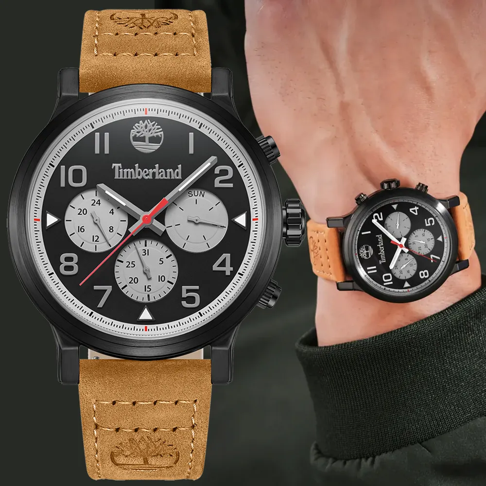 Timberland 天柏嵐 多功能日期手錶-46mm TDWGF2100401 歷史價格詳細信息