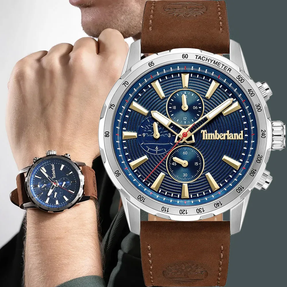 Timberland 天柏嵐 三眼多功能手錶-44mm TDWGF0041702 歷史價格詳細信息
