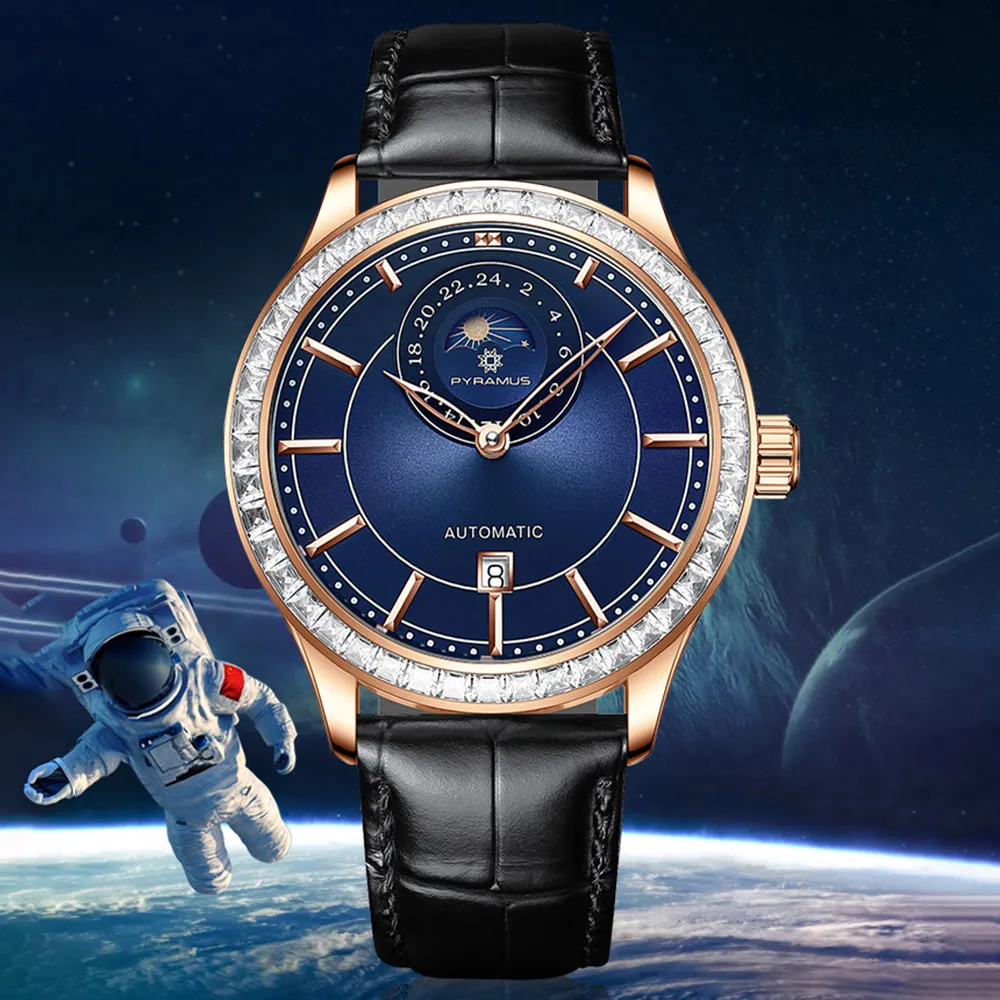 施洛華機械表手表女款透明名表女式品牌輕奢小眾davena滿天星腕表 歷史價格詳細信息