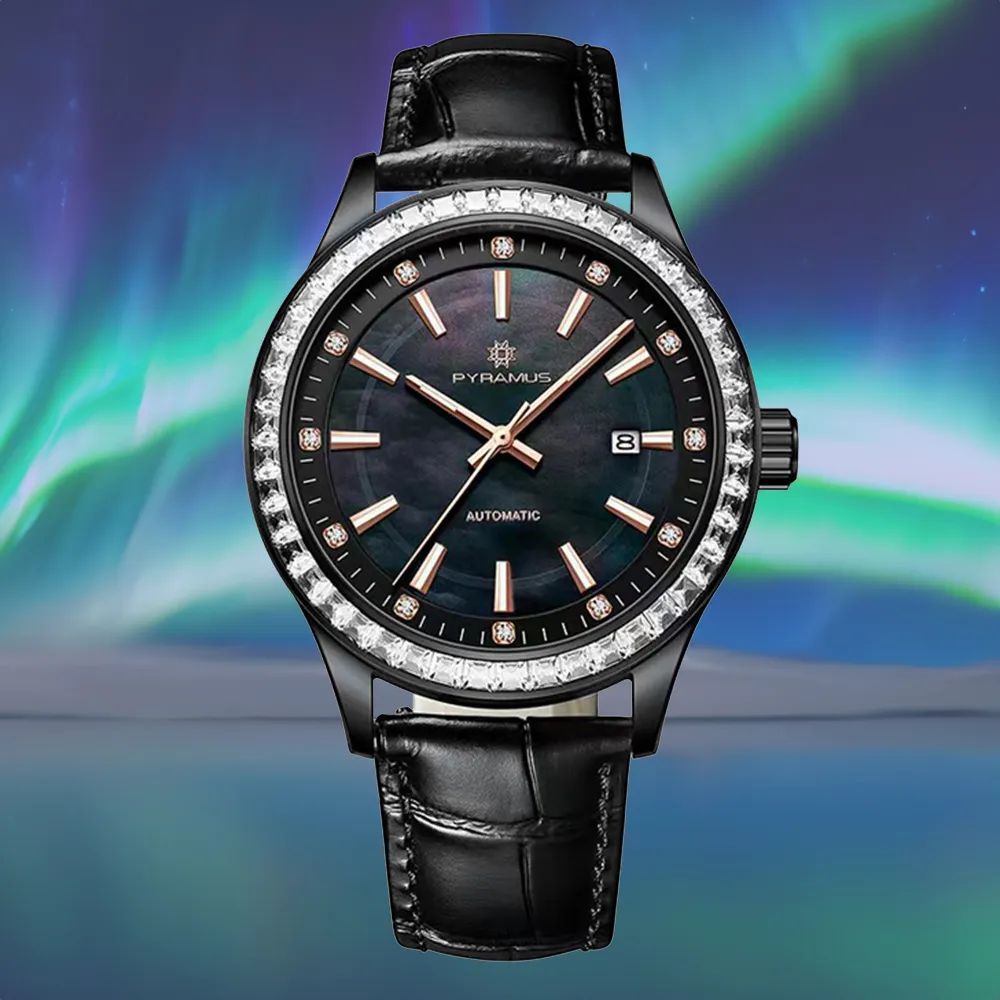 施洛華機械表手表女款透明名表女式品牌輕奢小眾davena滿天星腕表 歷史價格詳細信息