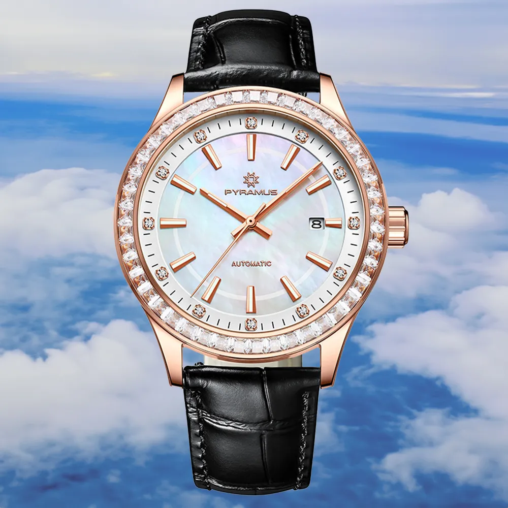 施洛華機械表手表女款透明名表女式品牌輕奢小眾davena滿天星腕表 歷史價格詳細信息