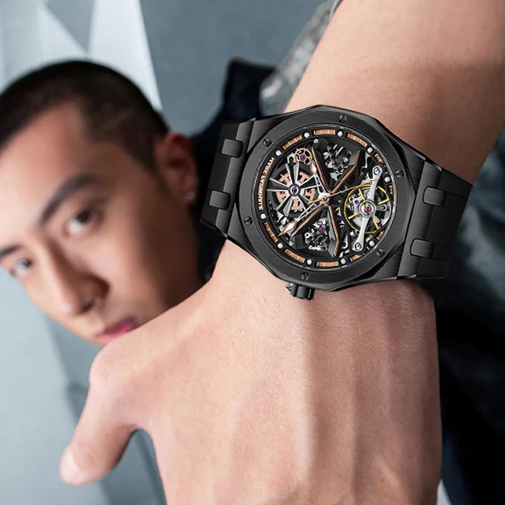 Mark fairwhale 馬克菲爾 PIONEER 開拓者系列 6120 賽車時尚個性 旅遊運動 鏤空夜光 不鏽鋼 手錶 歷史價格詳細信息