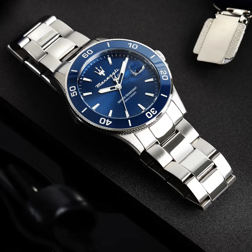 Maserati 瑪莎拉蒂 Competizione 賽道競馳 R8873600008 速度運動時尚墨綠 三眼計時 不鏽鋼 手錶 歷史價格詳細信息