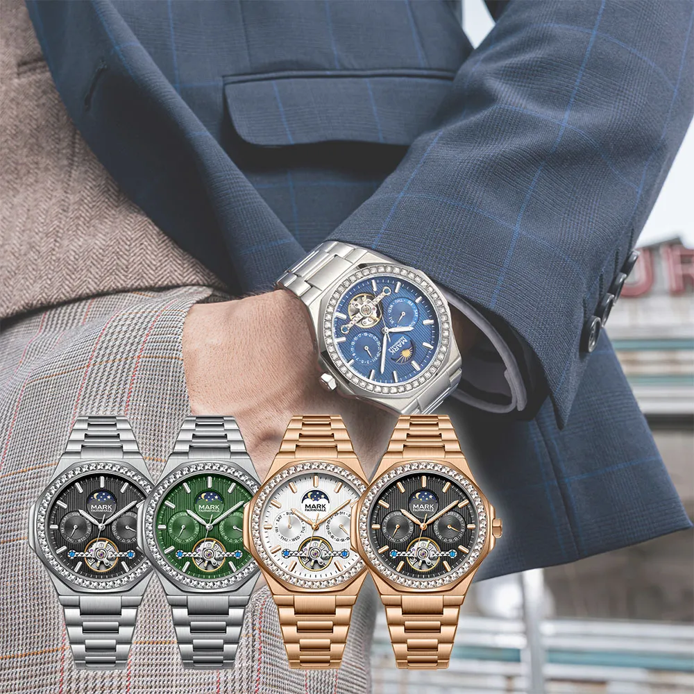 Mark fairwhale 馬克菲爾 PIONEER 開拓者系列 6120 賽車時尚個性 旅遊運動 鏤空夜光 不鏽鋼 手錶 歷史價格詳細信息