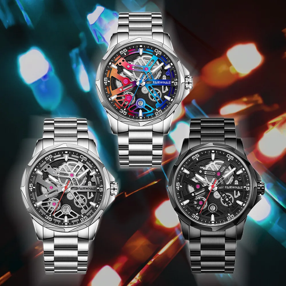 Mark fairwhale 馬克菲爾 PIONEER 開拓者系列 6120 賽車時尚個性 旅遊運動 鏤空夜光 不鏽鋼 手錶 歷史價格詳細信息