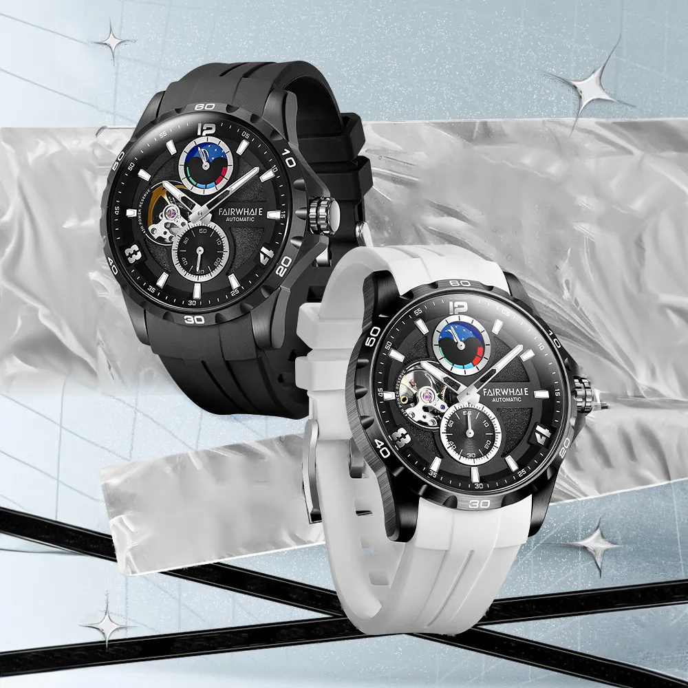 Mark fairwhale 馬克菲爾 PIONEER 開拓者系列 6120 賽車時尚個性 旅遊運動 鏤空夜光 不鏽鋼 手錶 歷史價格詳細信息