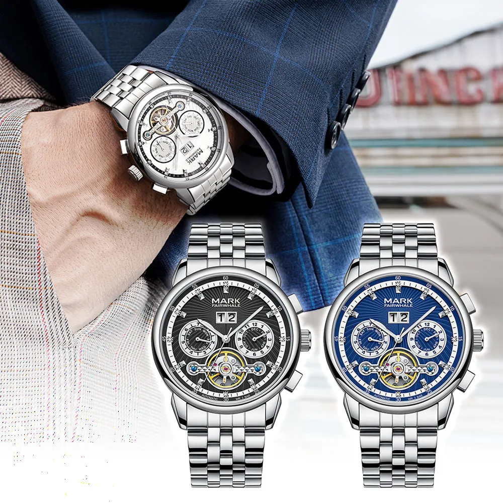 Mark fairwhale 馬克菲爾 PIONEER 開拓者系列 6120 賽車時尚個性 旅遊運動 鏤空夜光 不鏽鋼 手錶 歷史價格詳細信息