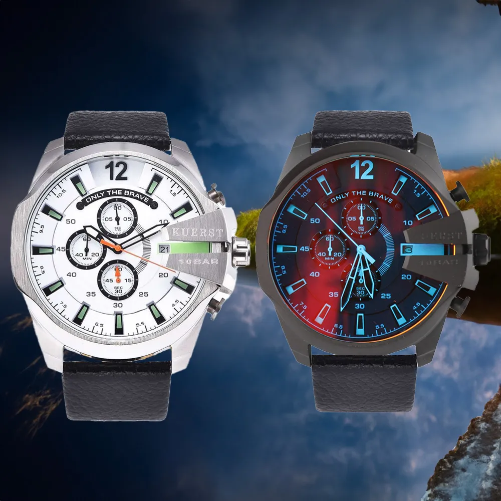 Kuerst 克羅斯 KPT-001-P01 真三眼 帶日期 防水30米 石英 手錶 KR434 歷史價格詳細信息