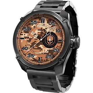 elegantsis Army 叢林戰鬥強悍三眼計時錶-深藍x銀/42mm ELJF48KS-OB03MA 歷史價格詳細信息