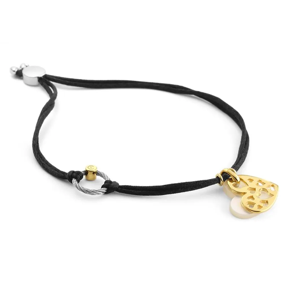 CHARRIOL 夏利豪 UNIVERSAL LOVE 博愛 珍珠貝鋼索戒指 02-124-1253-1 歷史價格詳細信息