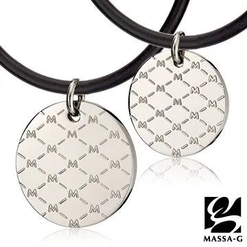 MASSA-G Deco純鈦系列【黑色菱格】鍺鈦鍊飾 歷史價格詳細信息