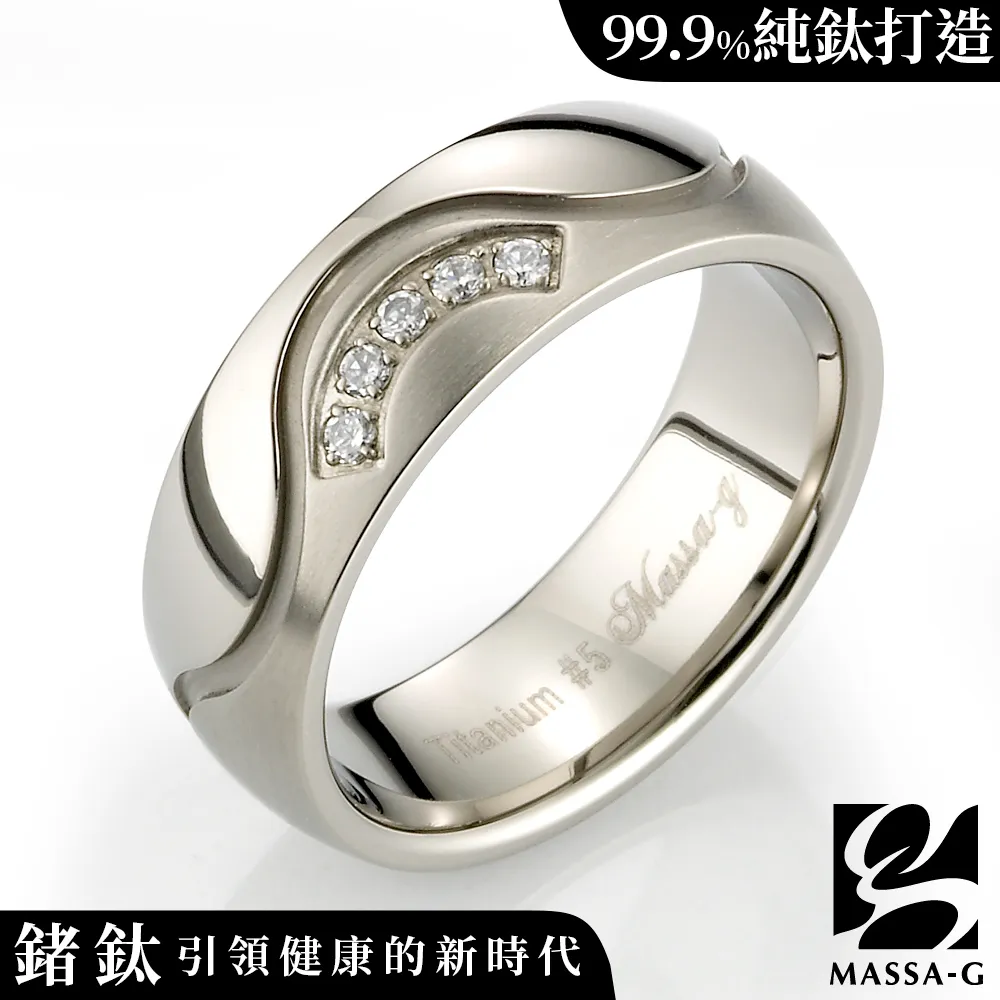 MASSA-G DECO系列 Double Ring【Sware】 鈦金對戒 歷史價格詳細信息