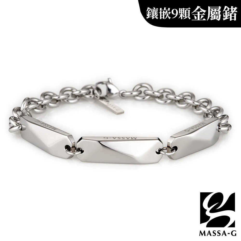 MASSA-G【燦光】金屬鍺錠白鋼圓型手鍊 歷史價格詳細信息