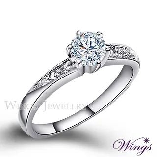 WINGS 時尚菱格 925純銀戒指 單只價 (無鑽寬版) 歷史價格詳細信息