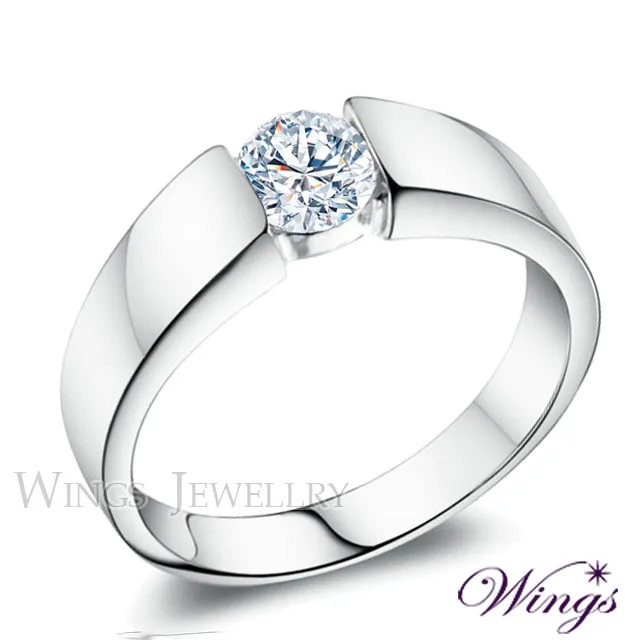 Wings 頂級八心八箭擬真鑽 華爾滋 一克拉細緻精工鑲嵌戒指 歷史價格詳細信息