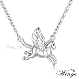 Wings 展翅飛翔 夢幻飛馬展翅飛翔精鍍玫瑰金項鍊 歷史價格詳細信息