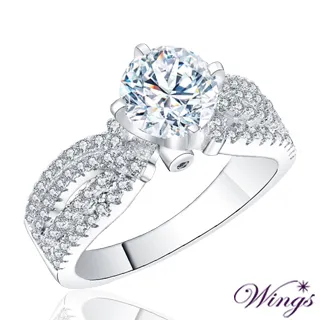 Wings 璀璨盛宴 八心八箭閃耀方晶鋯石戒指 歷史價格詳細信息