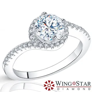 WINGS 戒指 八心八箭 傾城之戀方晶鋯石擬真鑽戒 歷史價格詳細信息