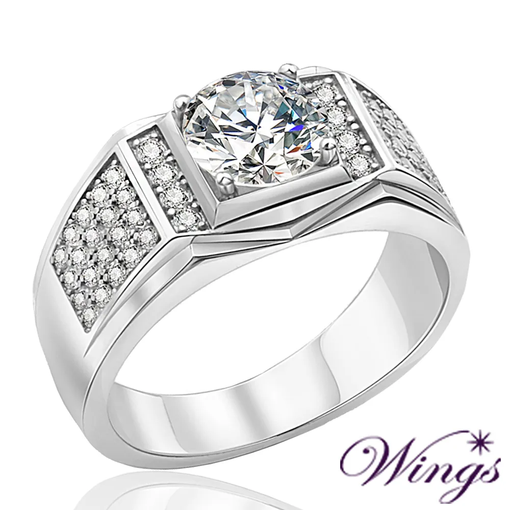 Wings 頂級八心八箭擬真鑽 華爾滋 一克拉細緻精工鑲嵌戒指 歷史價格詳細信息