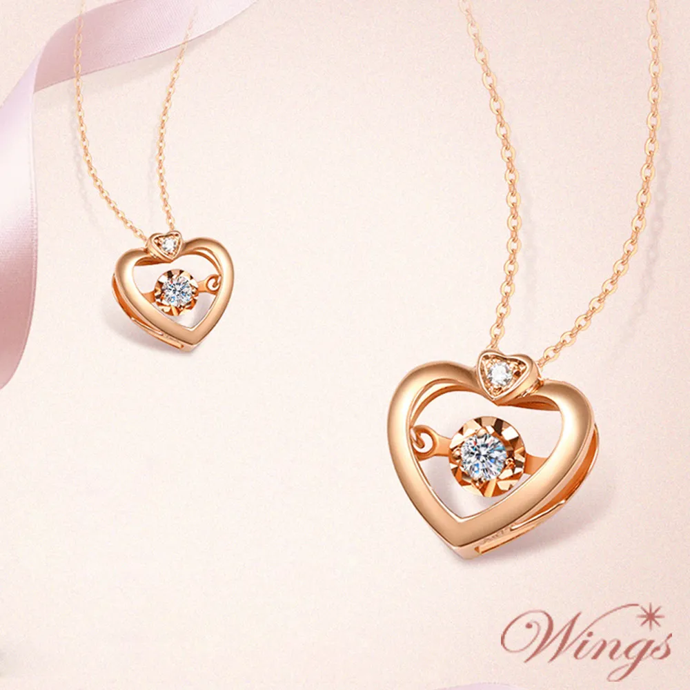 Wings 戀戀心語 八心八箭閃耀方晶鋯石精鍍白K金戒指 歷史價格詳細信息