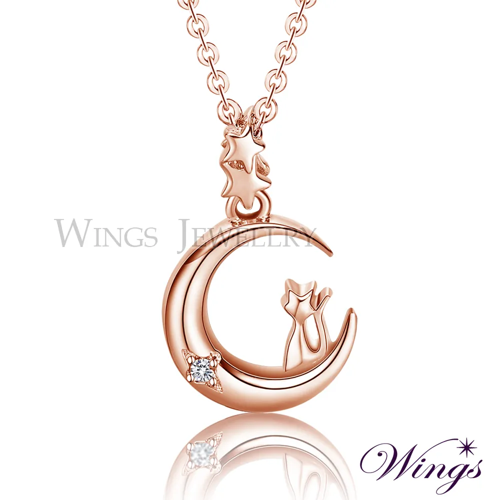 月亮小貓項鍊 鎖骨練 小貓 貓咪 動物 項鍊 白色情人節 禮物 告白 紀念日 精品 項鏈 歷史價格詳細信息