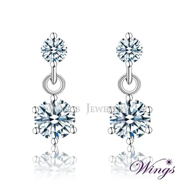 Wings 璀璨八心八箭一克拉擬真鑽 極美 進口方晶鋯石精鍍白K金美鑽戒指 女戒 單鑽 歷史價格詳細信息