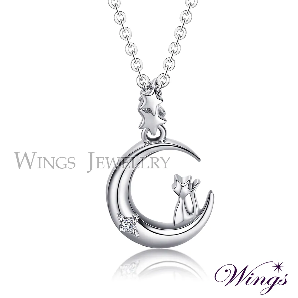 月亮小貓項鍊 鎖骨練 小貓 貓咪 動物 項鍊 白色情人節 禮物 告白 紀念日 精品 項鏈 歷史價格詳細信息