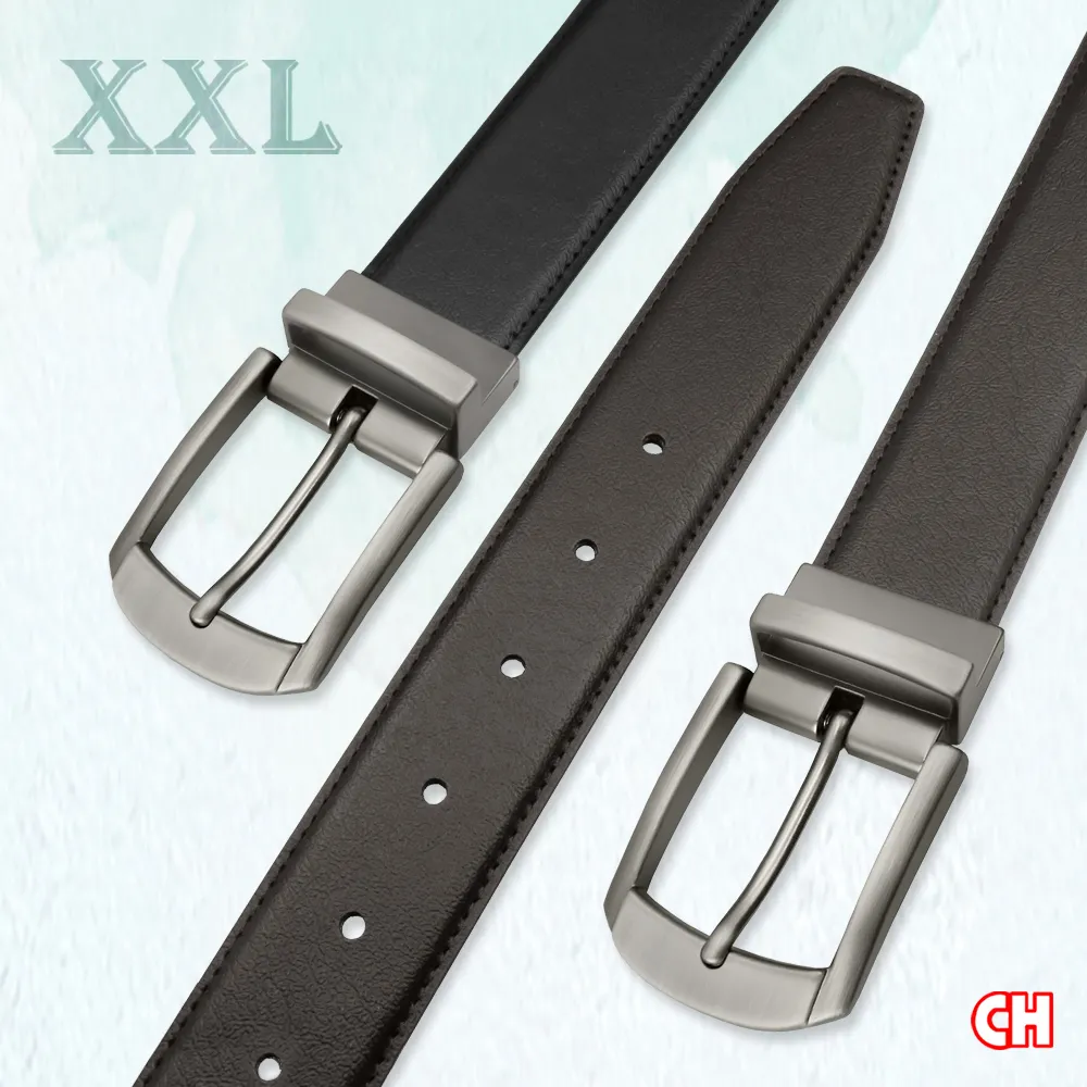 【CH-BELT 銓丞皮帶】加大腰大尺寸中性休閒男皮帶腰帶(黑/咖XXL) 歷史價格詳細信息