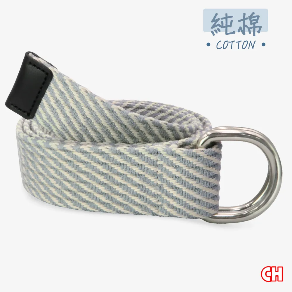 【CH-BELT 銓丞皮帶】純棉織帶 雙配色雙環圈 男休閒織帶腰帶(多色) 歷史價格詳細信息