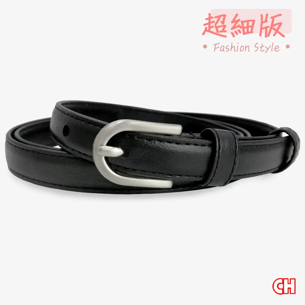 【CH-BELT 銓丞皮帶】顯瘦超細版流行百搭女生腰帶皮帶(黑) 歷史價格詳細信息