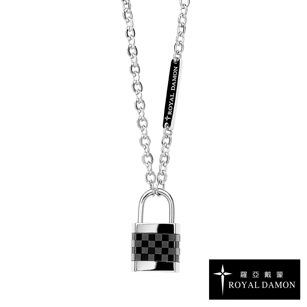 ROYAL DAMON 羅亞戴蒙 風華爵士 項鍊 (黑)-NK325 歷史價格詳細信息