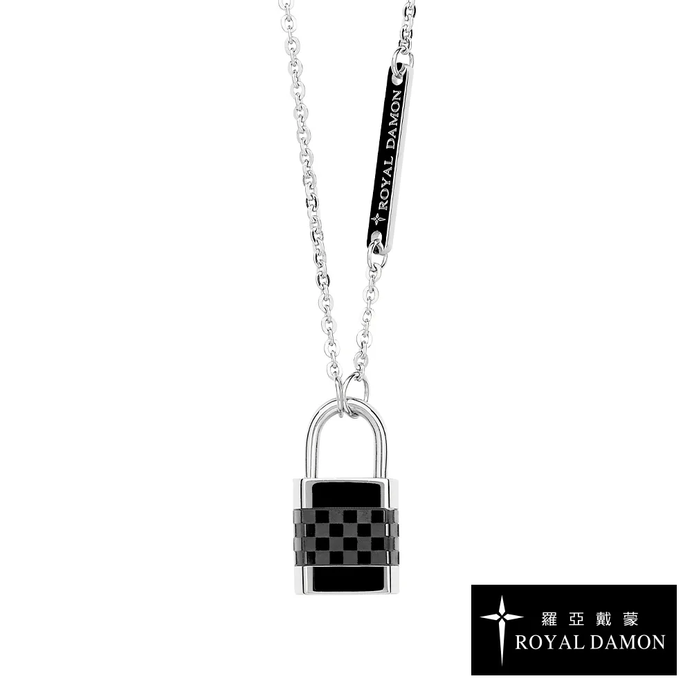 ROYAL DAMON 羅亞戴蒙 風華爵士 項鍊 (黑)-NK325 歷史價格詳細信息