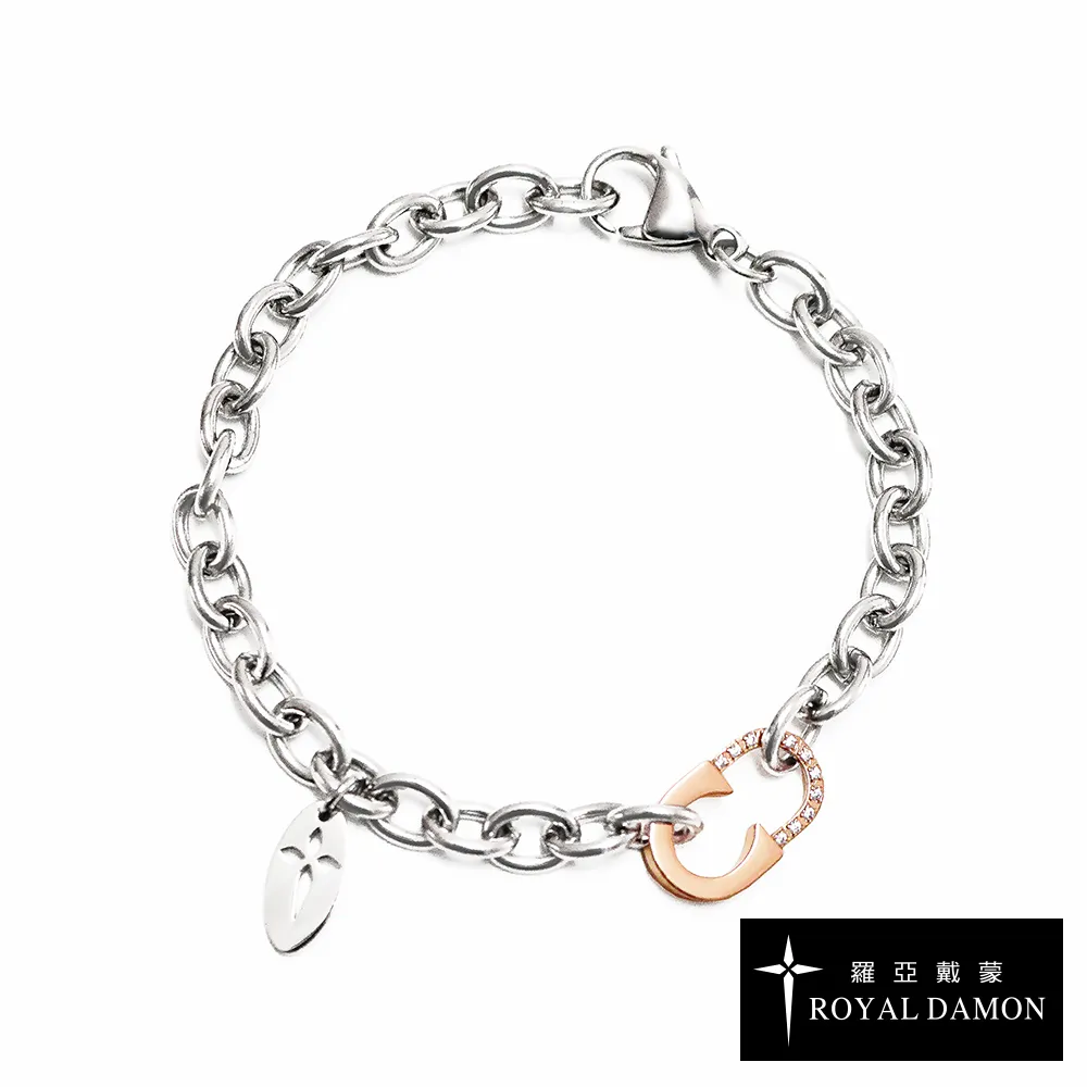 ROYAL DAMON 羅亞戴蒙 相伴-小-手鍊-BK0680 歷史價格詳細信息