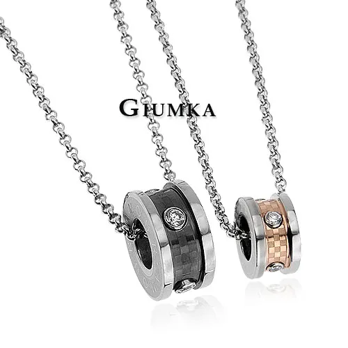 【GIUMKA】愛情魔力鋼項鍊 玫金 MN1254-5 歷史價格詳細信息