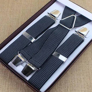 【拉福】吊帶三夾3.5cm紳士吊帶附紙盒(可選色) 歷史價格詳細信息