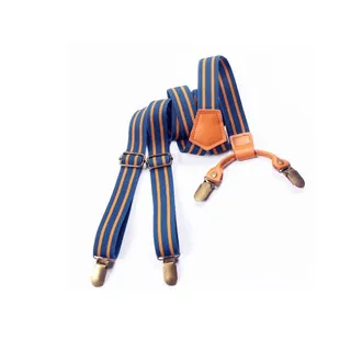 【拉福】四夾1.7cm牛皮背帶西裝吊帶(三色 可選色) 歷史價格詳細信息