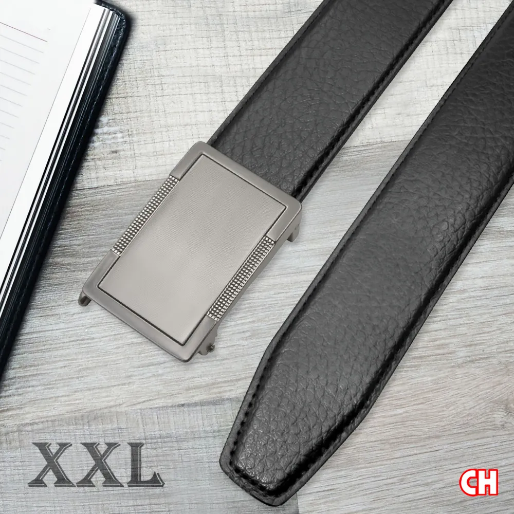 【CH-BELT 銓丞皮帶】加長XXL自動扣男皮帶 無帶頭 單賣帶身寬3.4CM(黑XXL) 歷史價格詳細信息