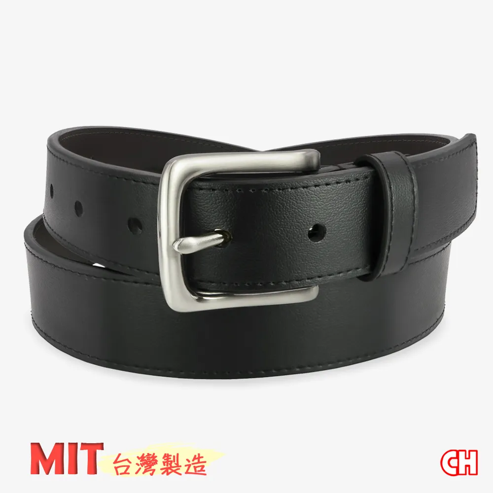 【CH-BELT 銓丞皮帶】黑白搶眼配色雙扣環純棉織帶休閒皮帶腰帶(黑) 歷史價格詳細信息