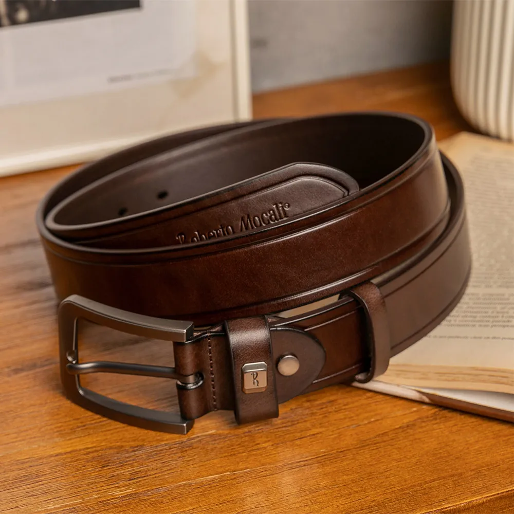 【Roberto Mocali】扣洞式皮帶RM-8224BKF 歷史價格詳細信息